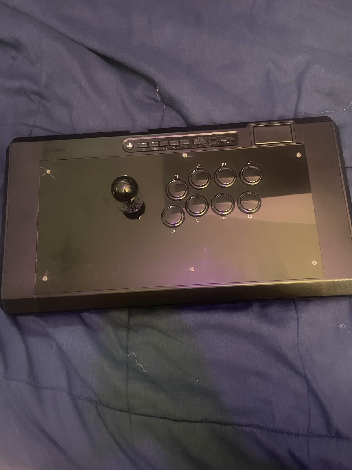 Qanba Q7 Obsidian 2 Wired Joystick for PlayStation PS5 PS4 and PC Black Used