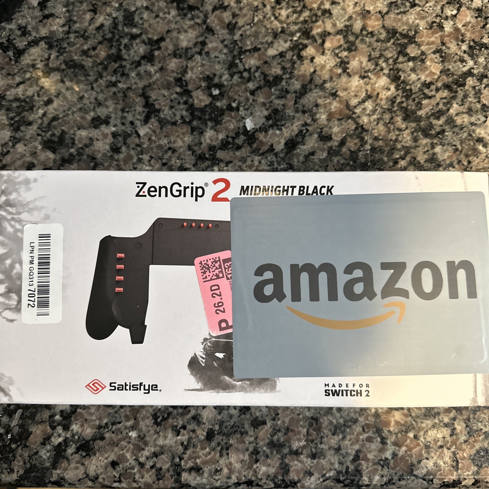 Satisfye ZenGrip 2 Midnight Black Ergonomic Grip for Nintendo Switch 2 Console