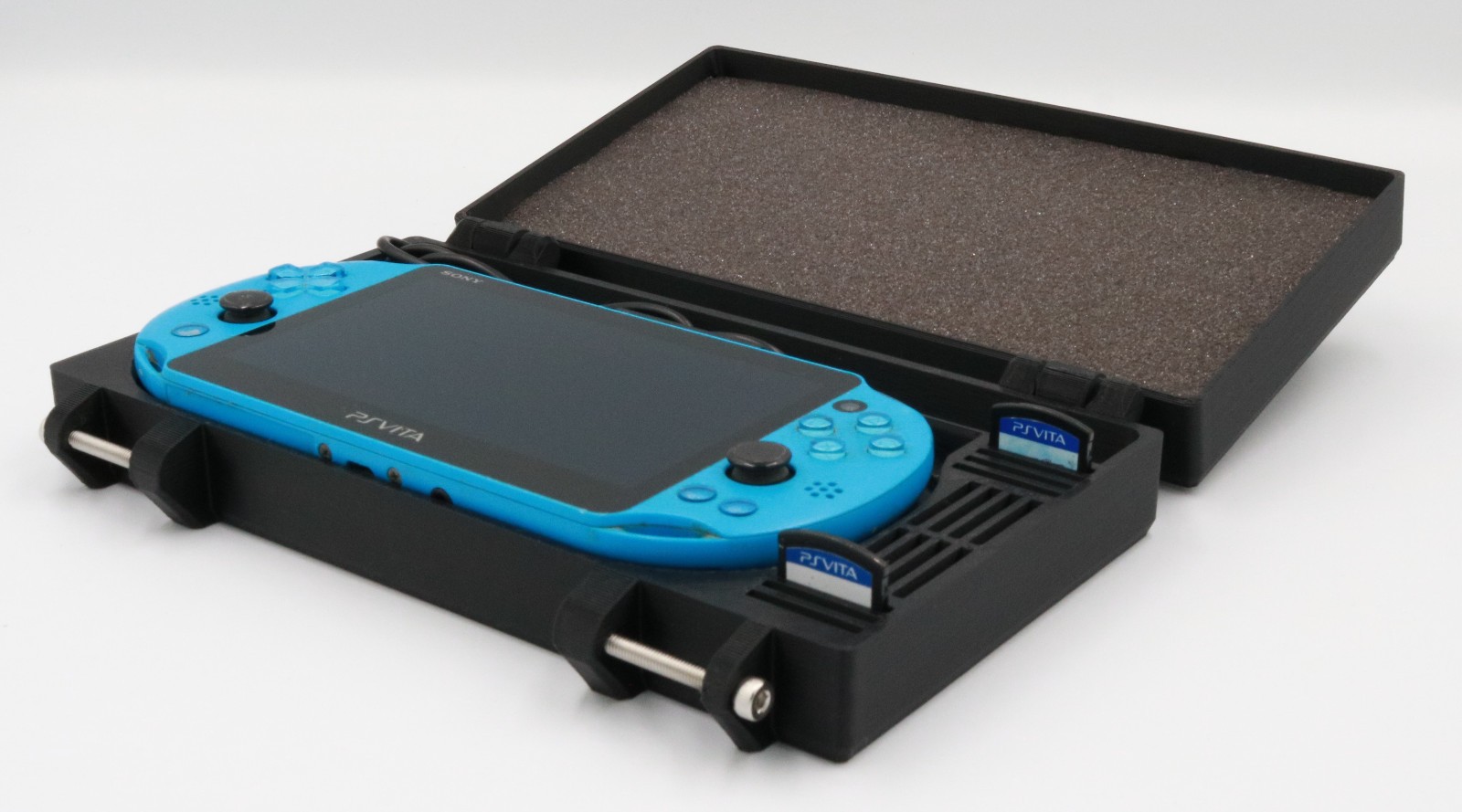 PS Vita 2000 Compatible Protective Case – Holds 15 Games & USB Cable