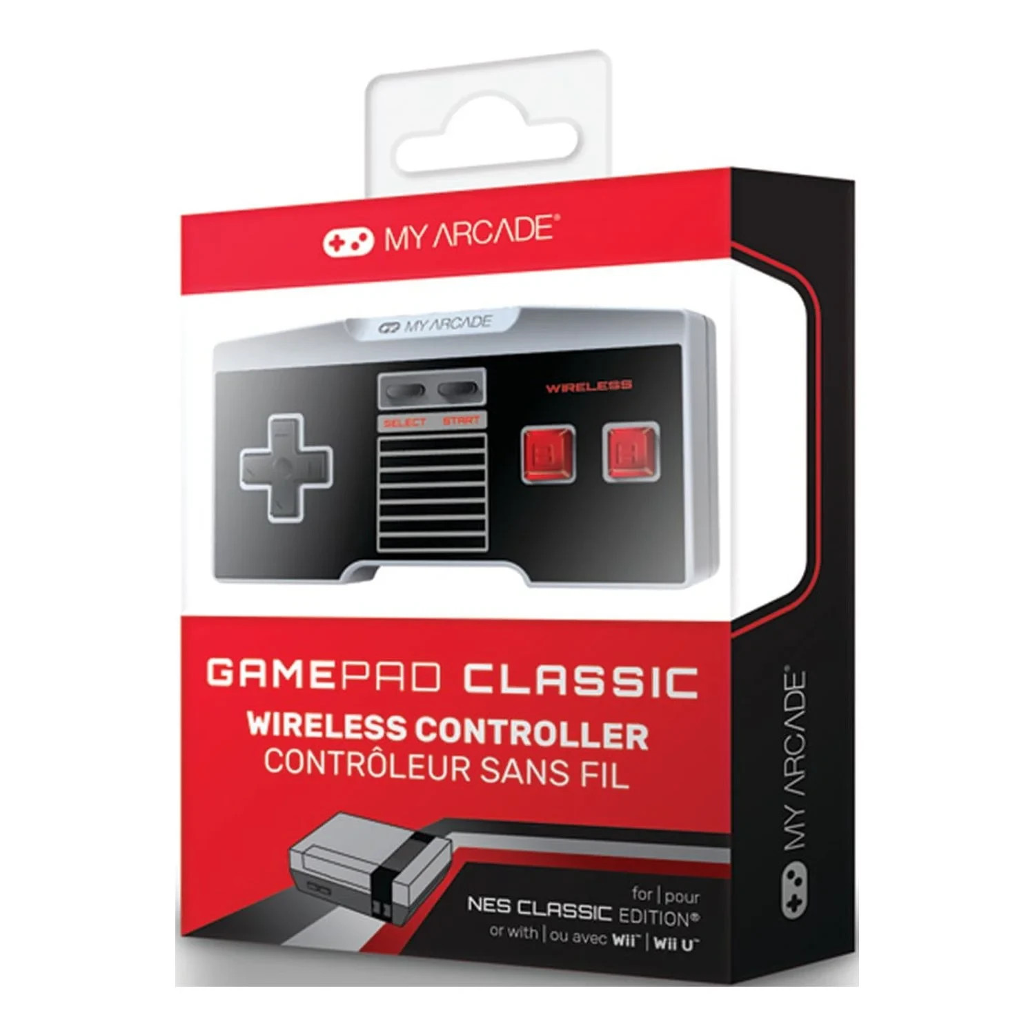 My Arcade GamePad Classic: Non-Wired Controller for NES Classic System & Wii