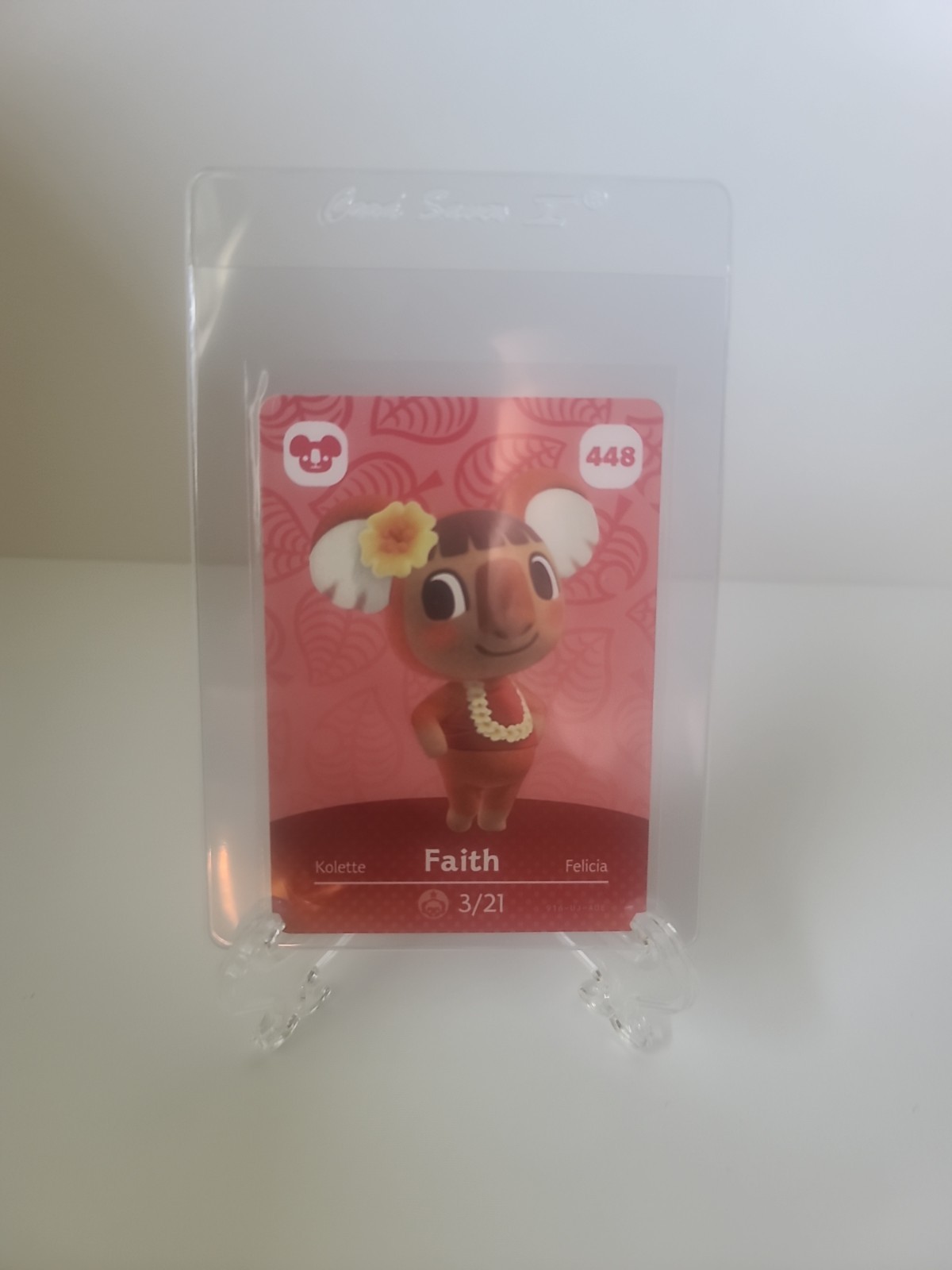 Faith – Animal Crossing New Horizons Amiibo Card For Nintendo Switch – #448