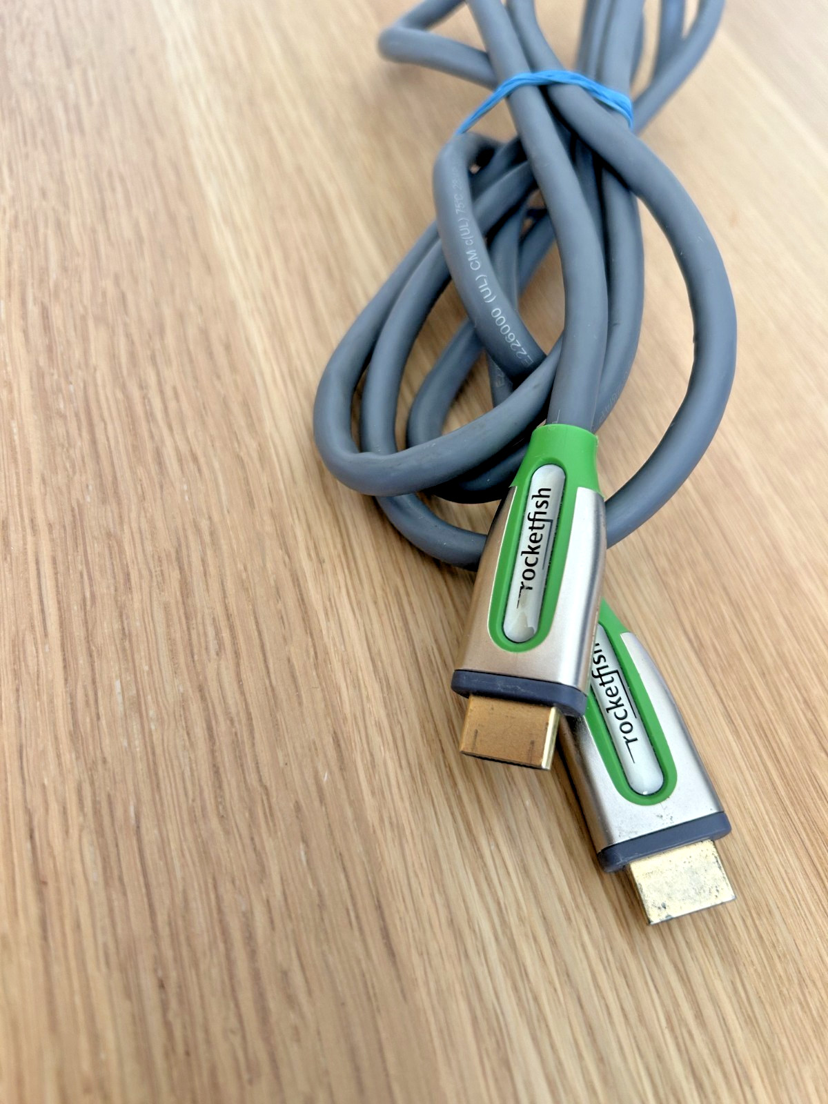 Rocketfish 8ft High-Speed HD Cable w/Ethernet for Xbox 360 – Green/Gray