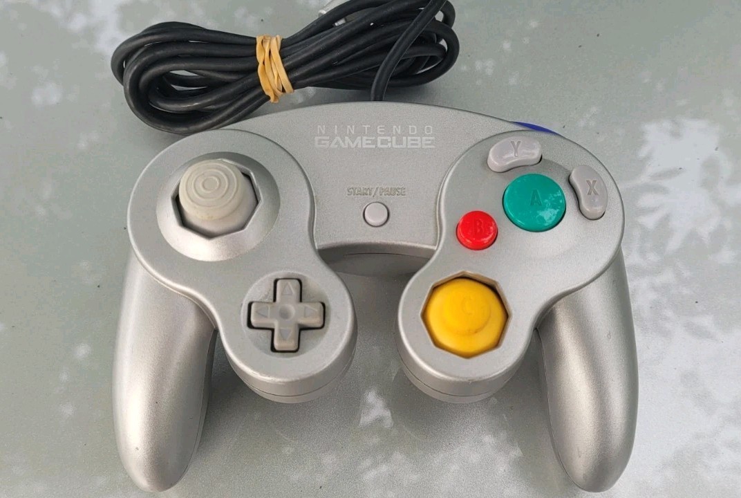 Phob 2.0.5 Nintendo GameCube Controller Silver Platinum T3