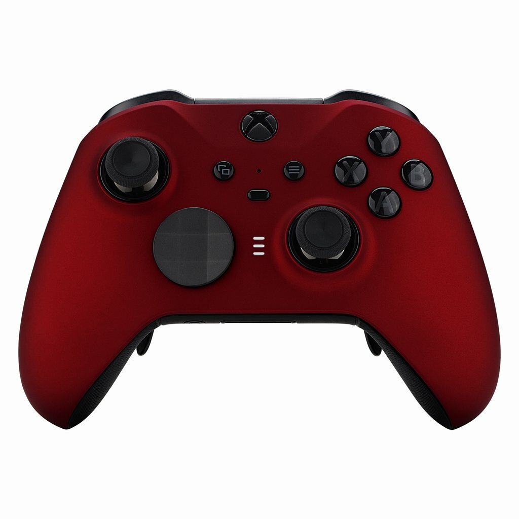“Soft Touch Red” Custom Xbox One Elite Controller Series 2 – FREE 2 DAY FEDEX