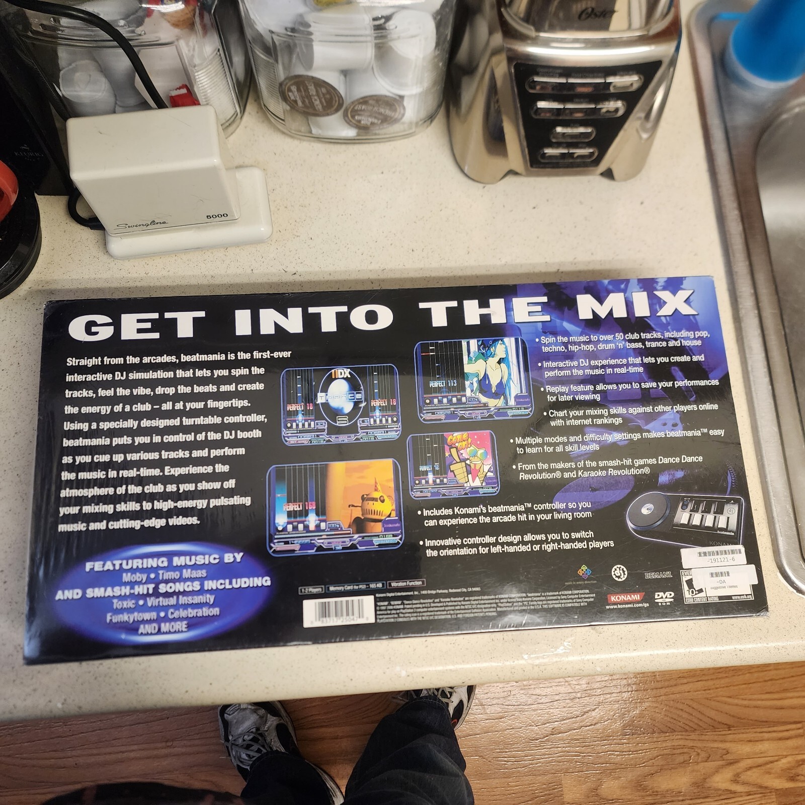 Beatmania with DJ Controller PlayStation 2 PS2 Konami brand new sealed htf oop