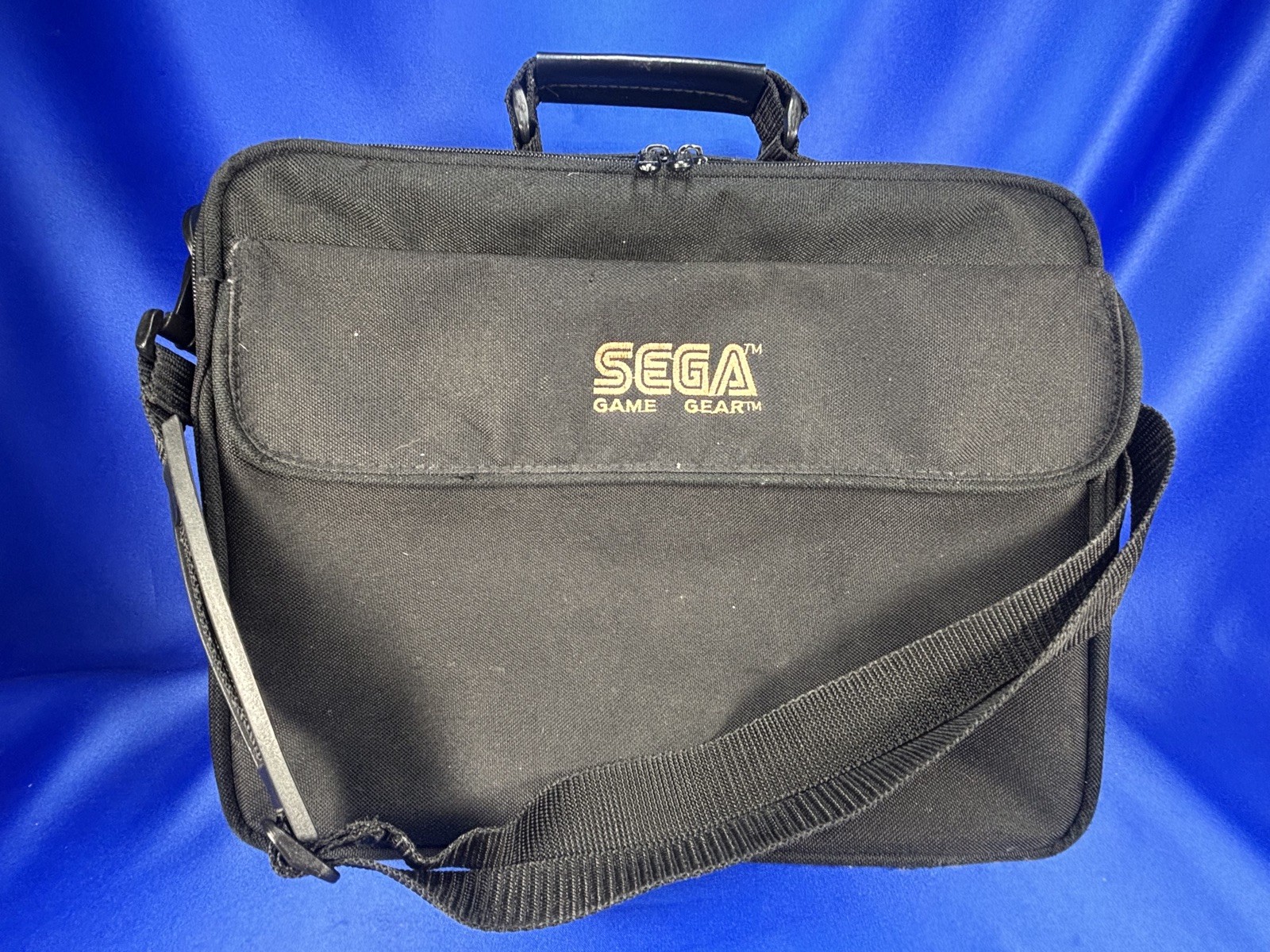 1990’s Official OEM Sega Game Gear Black Travel Carrying Case Bag Shoulder Strap