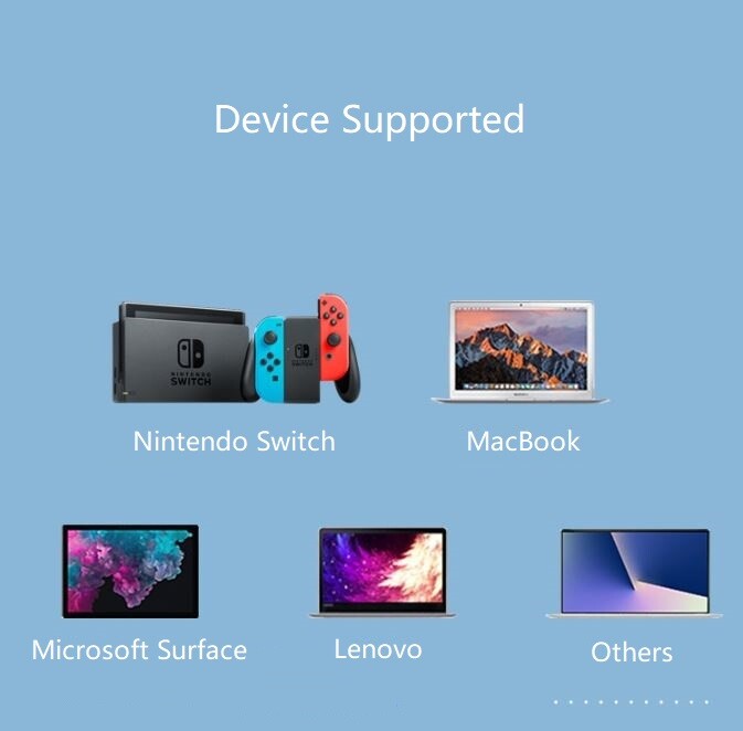 Nintendo Switch Wired Internet LAN Adapter, USB 3.0 to Ethernet Gigabit Adapter