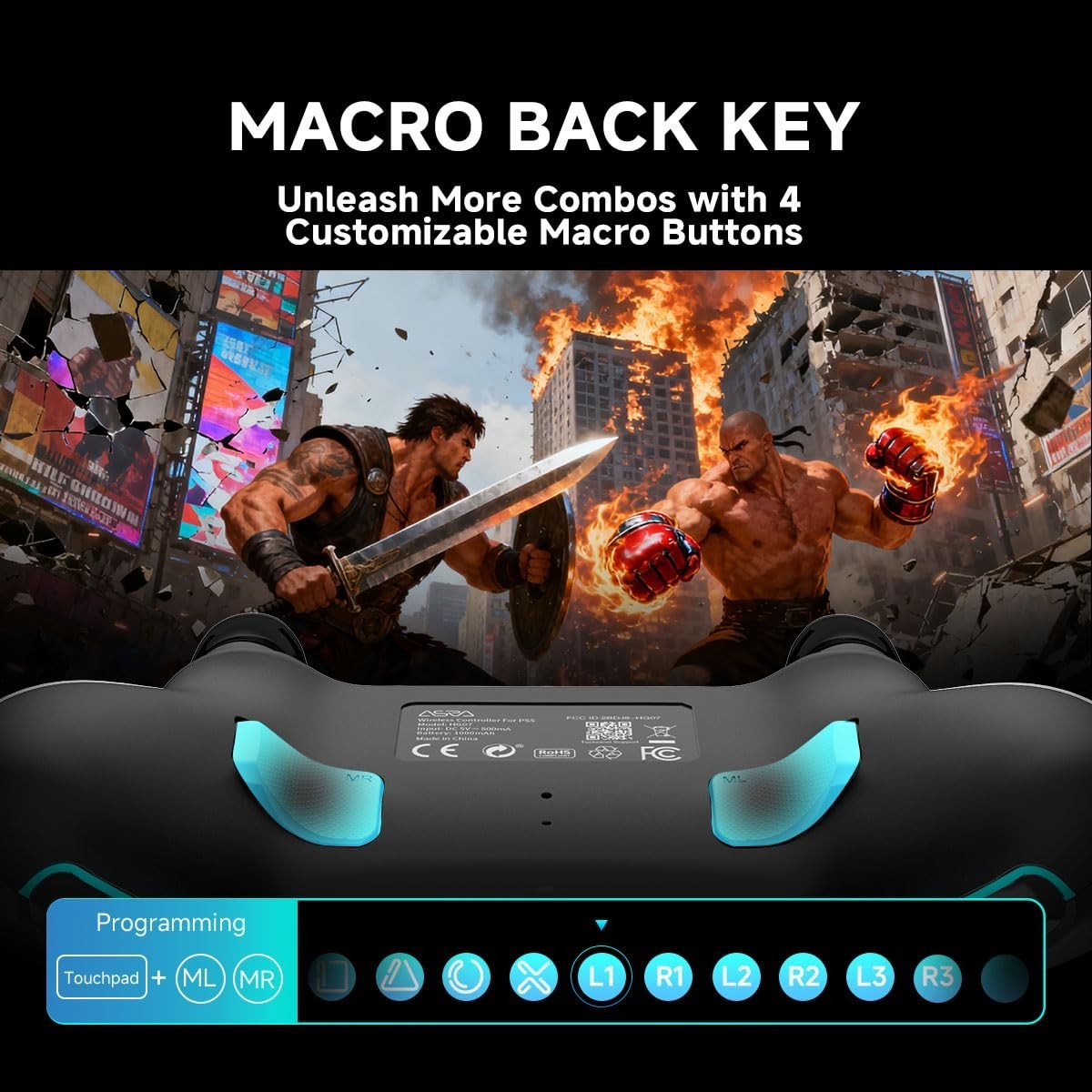 Sleek Black Design, Multi-Platform Compatibility