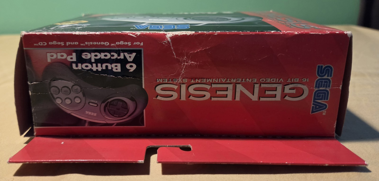 Sega Genesis- 6 Button Arcade Pad Retrobit Controller Complete in Box
