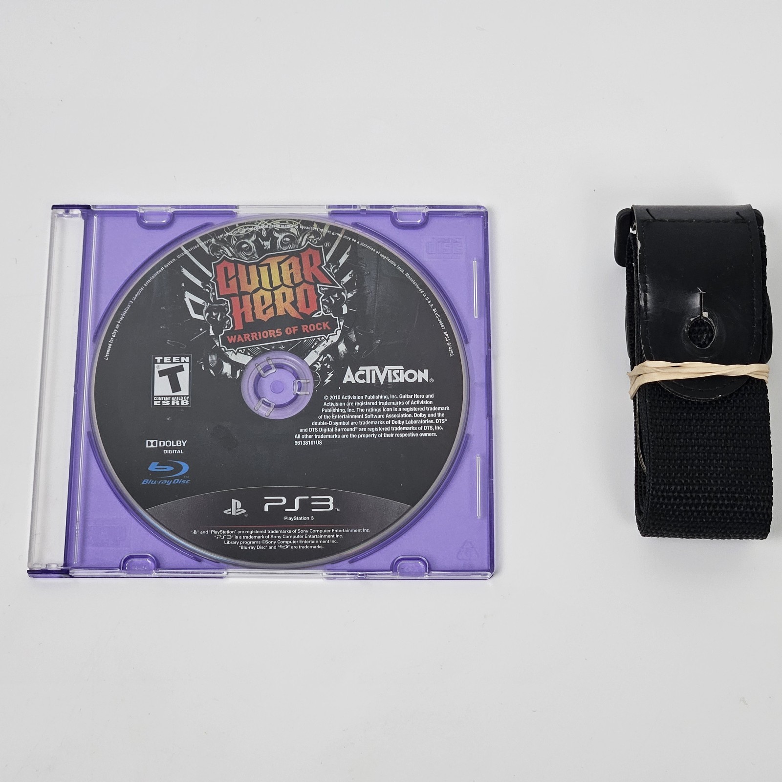 Guitar Hero Warriors of Rock AG Controller & Dongle PlayStation 3 PS3 Tested