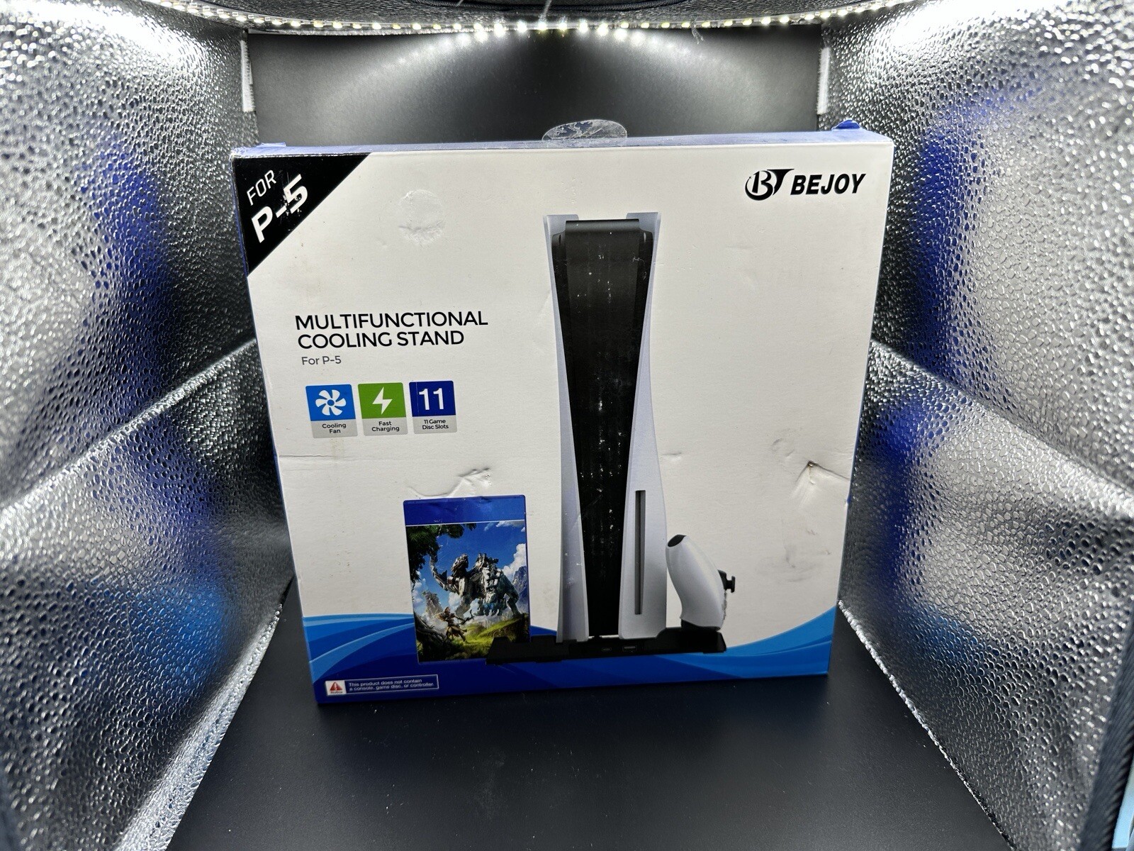 BEJOY PS5 Multifunction Cooling & Charging Stand With Storage