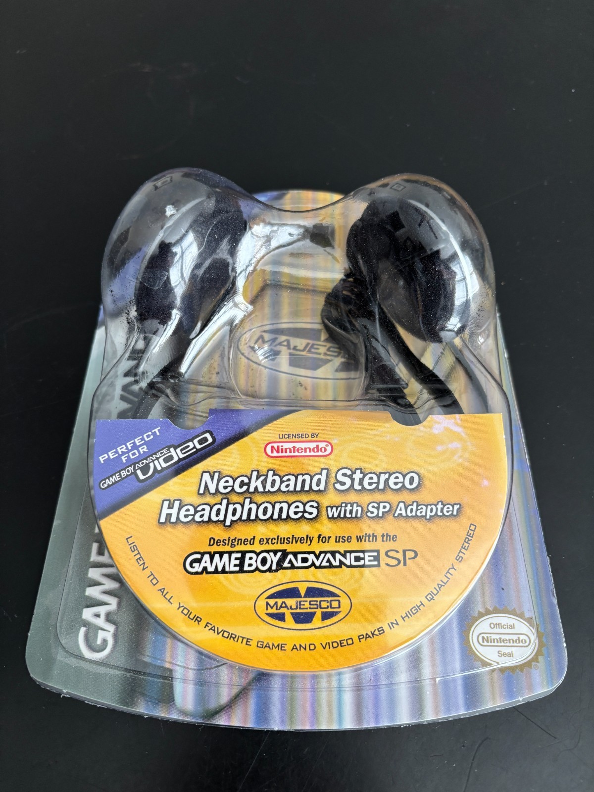 Nintendo Game Boy Advance SP Majesco Neckband Stereo Headphones