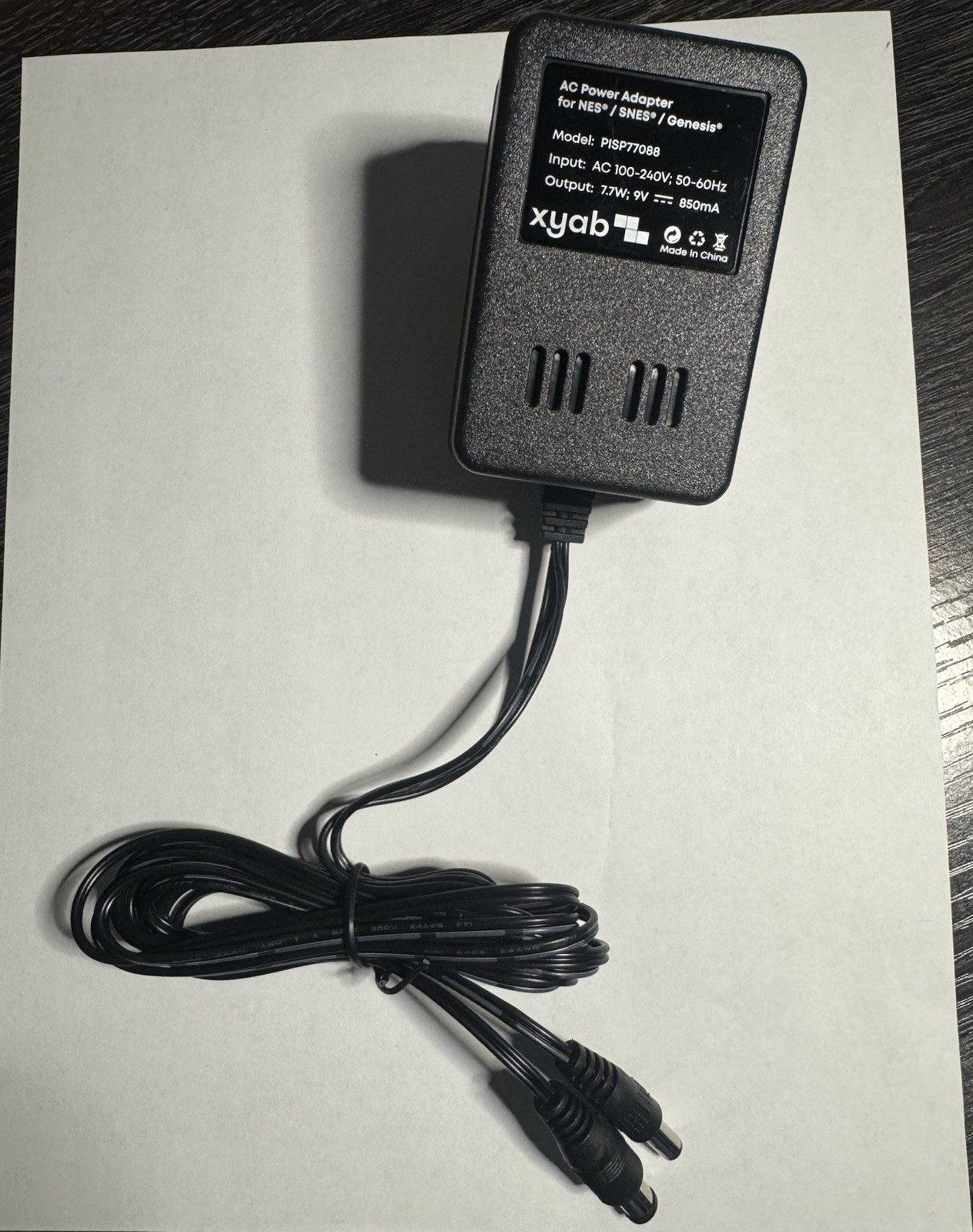 Nintendo NES 2 Controllers AV Cable AC Power Adapter Cord Bundle Lot – Brand New