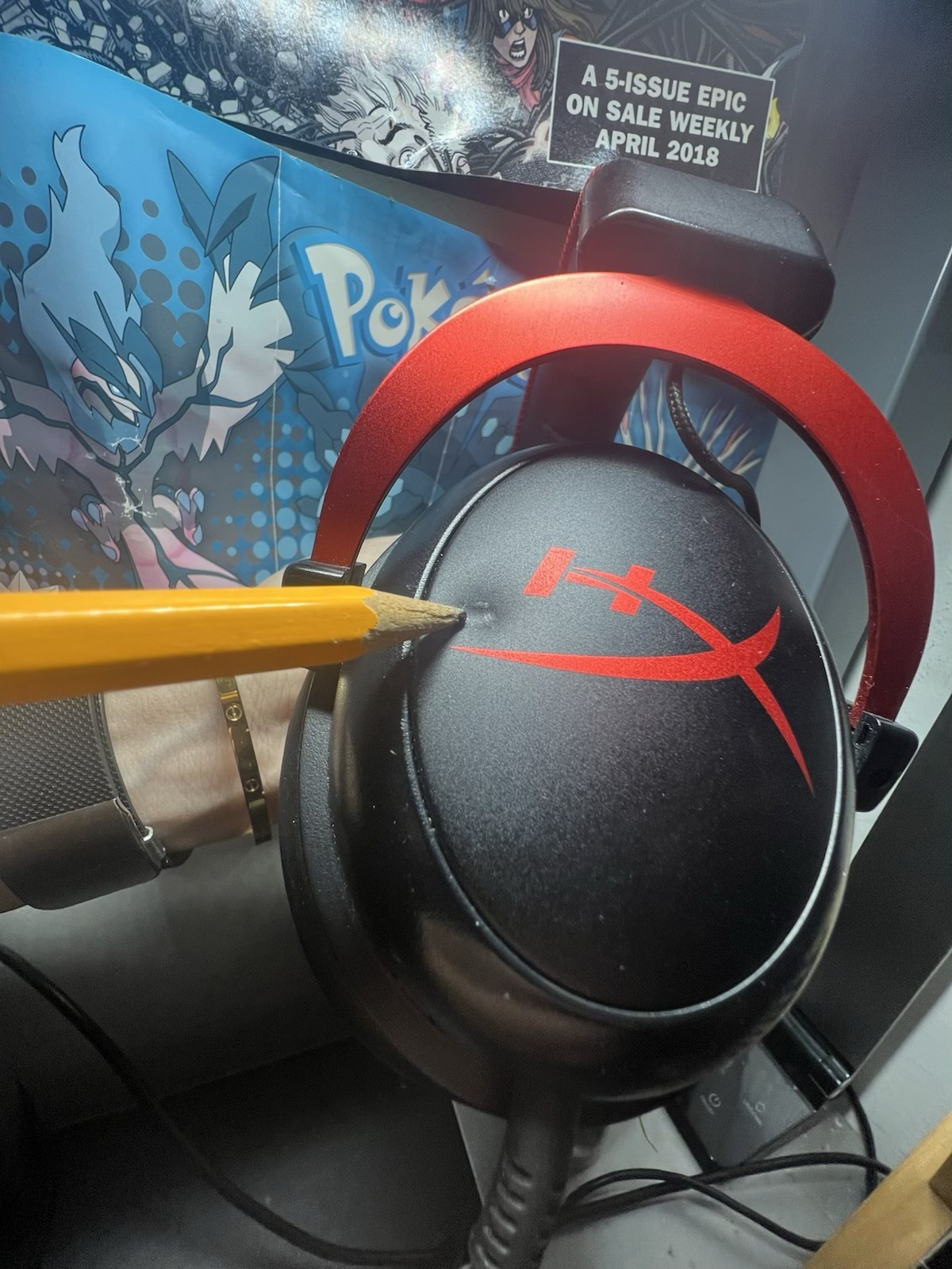 HyperX Cloud II Over-Ear Gaming Headset – Black/Red(wired)
