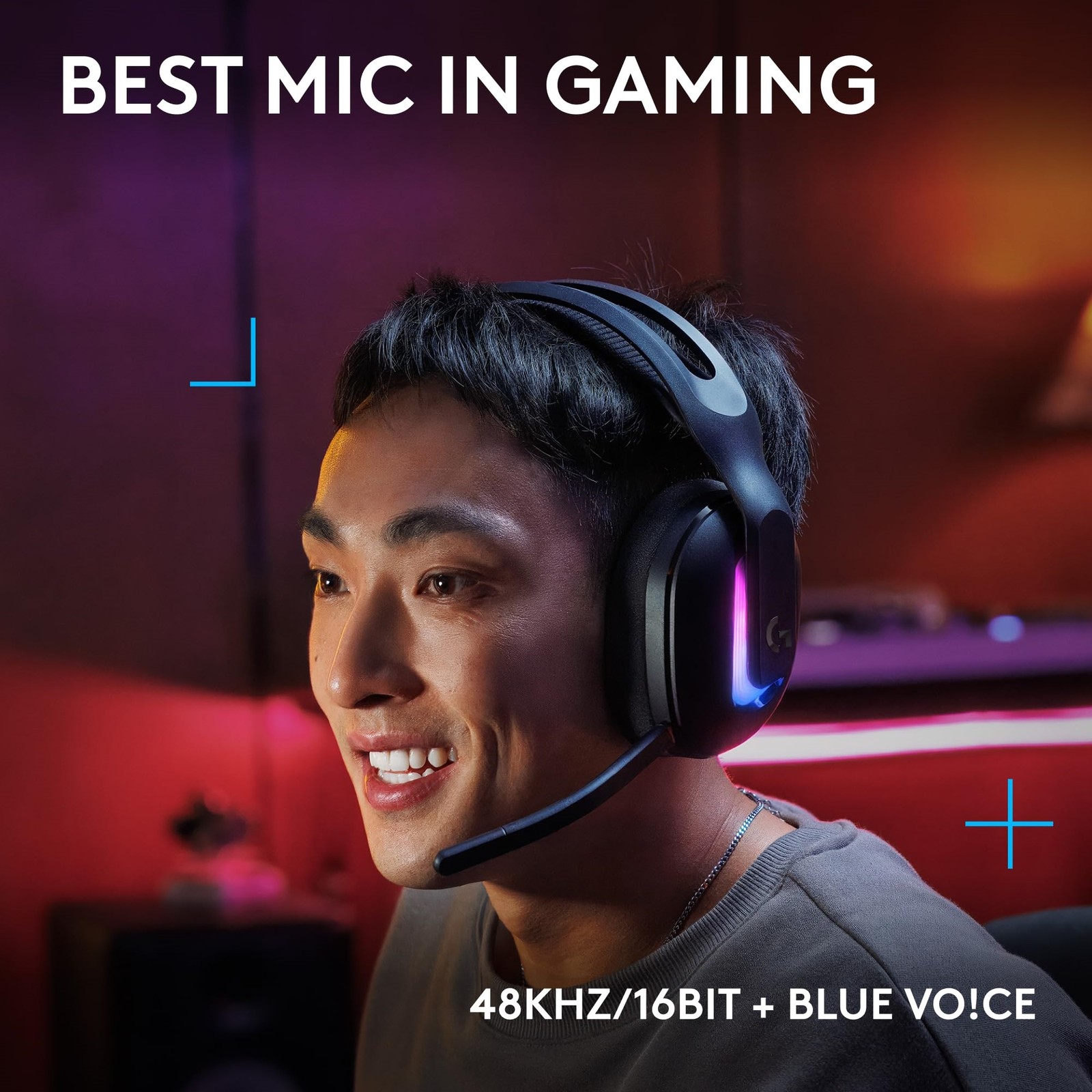 Logitech G522 LIGHTSPEED Wireless Gaming Headset LIGHTSYNC RGB Full Bandwidth