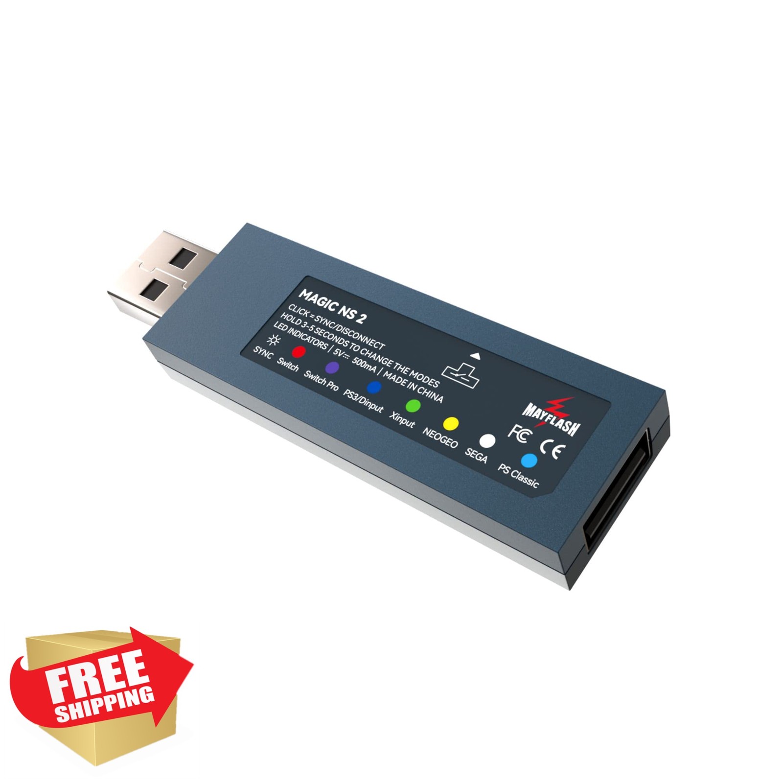 Mcbazel Mayflash Magic NS 2 Wireless Adapter Switch PC