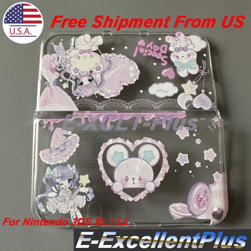 Snap on Case A&E Protective Shell Cover For Nintendo 3DS XL / 3DS LL Old Model