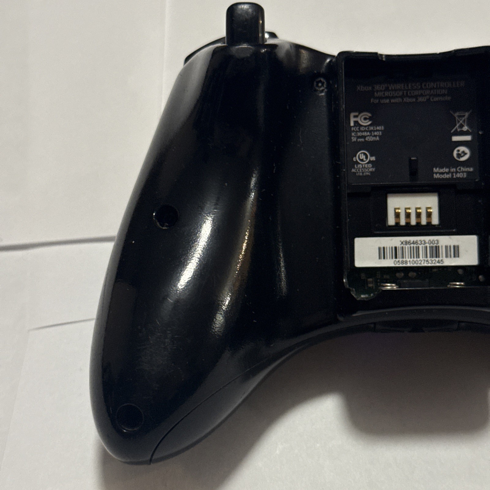 Microsoft Xbox 360 Wireless Controller Black for Xbox 360 Console
