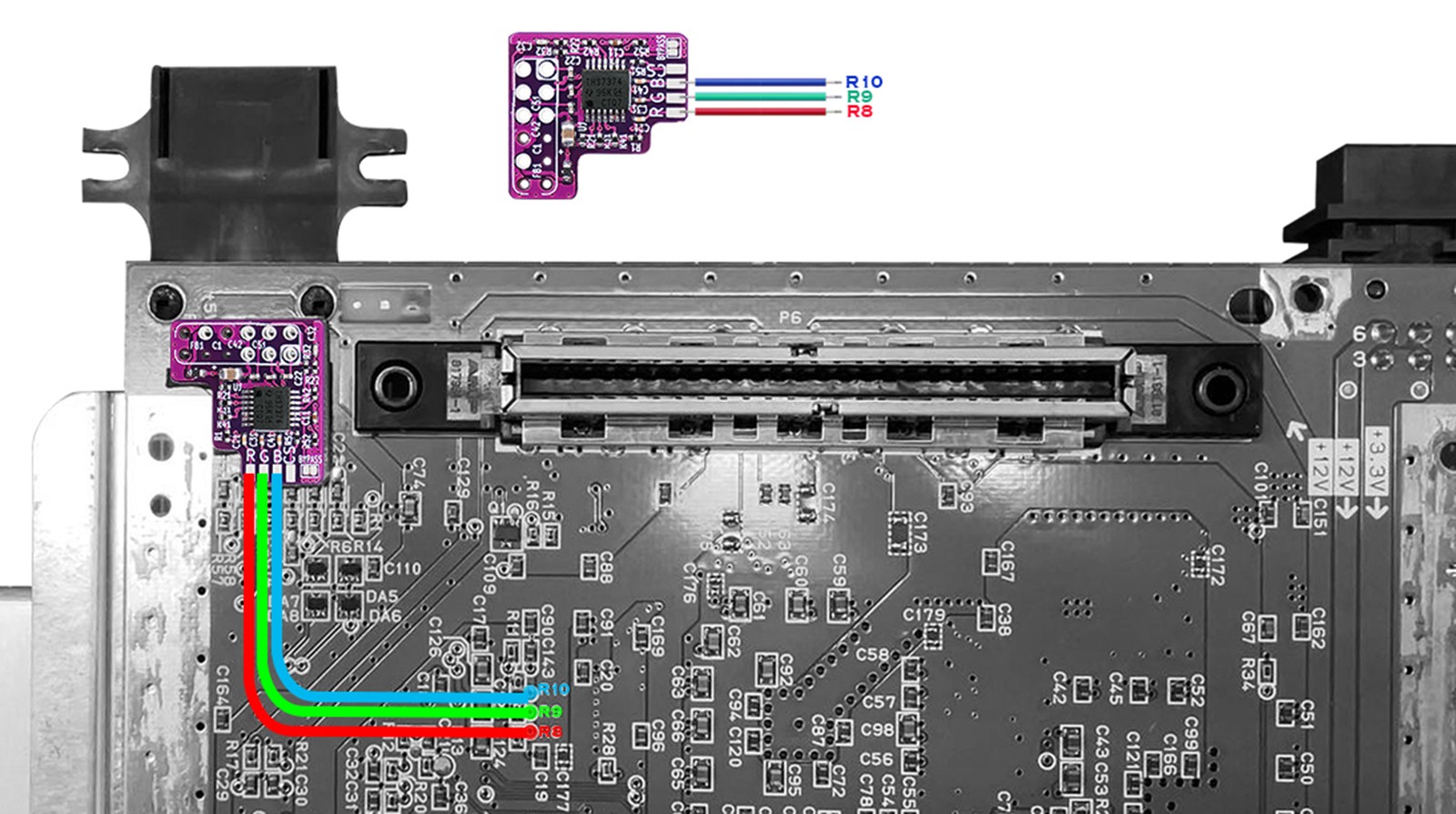 NEW N64 NTSC Game Console RGB MOD Module Chip OSSC SCART Cable N64 NTSC Retrofit