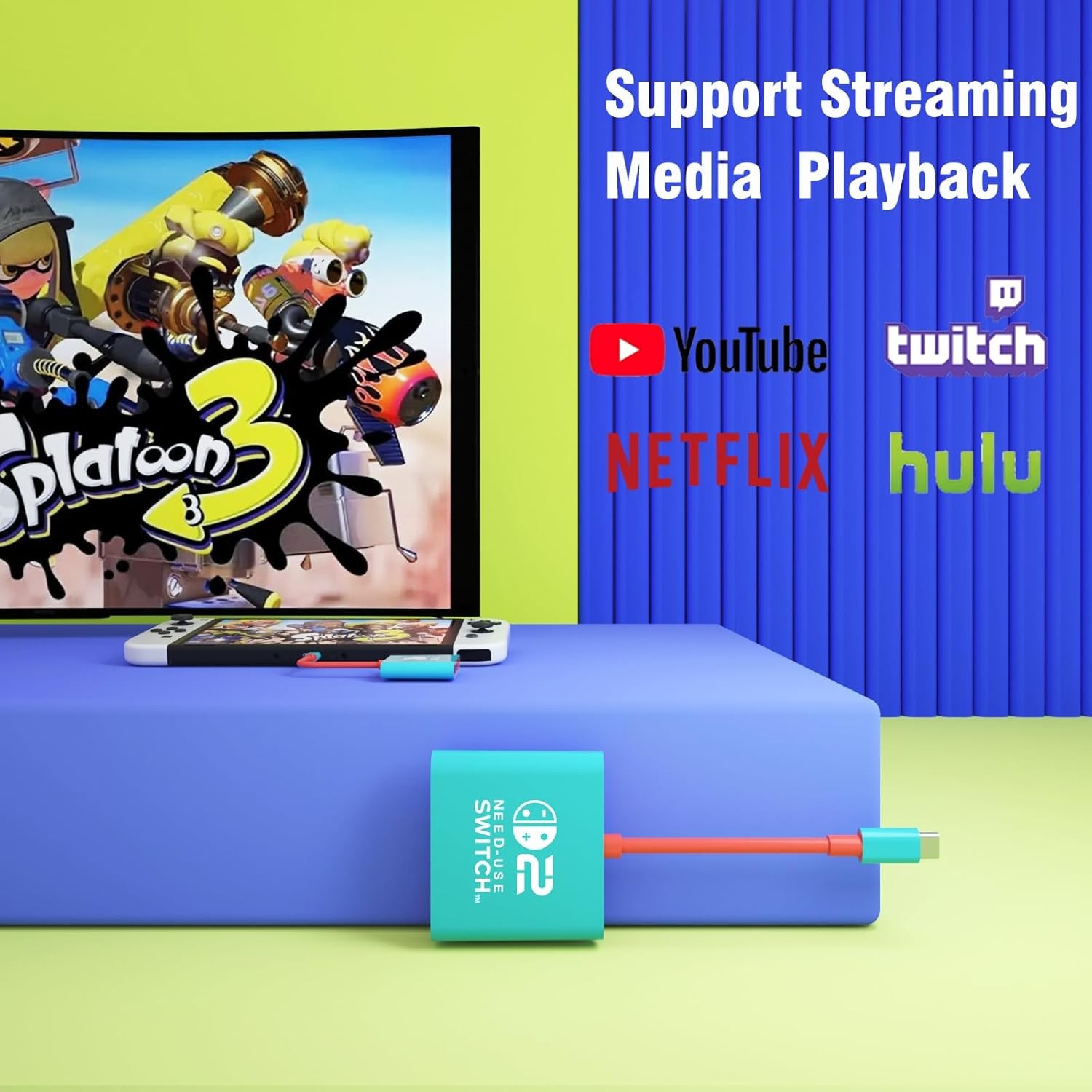 USB-C Docking Station for Switch/Steam Deck, Portable TV Dock HDMI 2.0