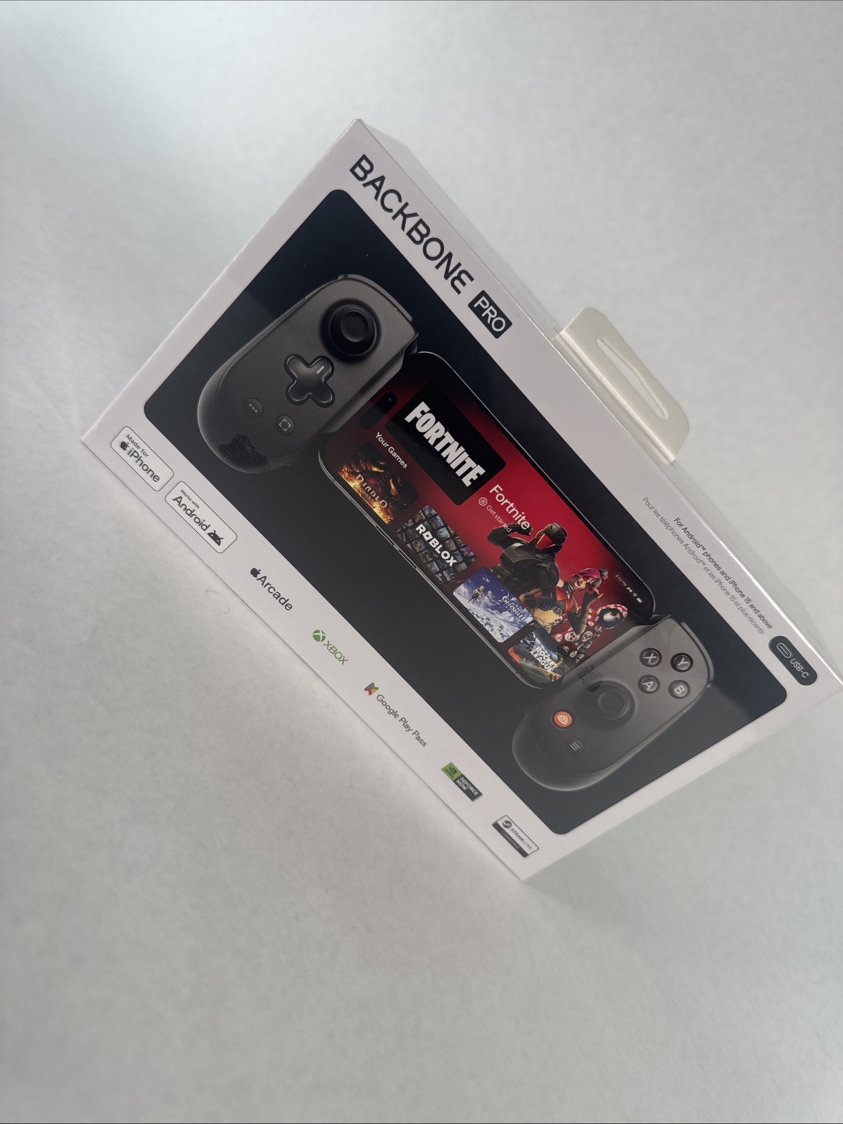Backbone Pro – (USB-C) Mobile and Wireless Controller for Cloud Gaming – SEALED