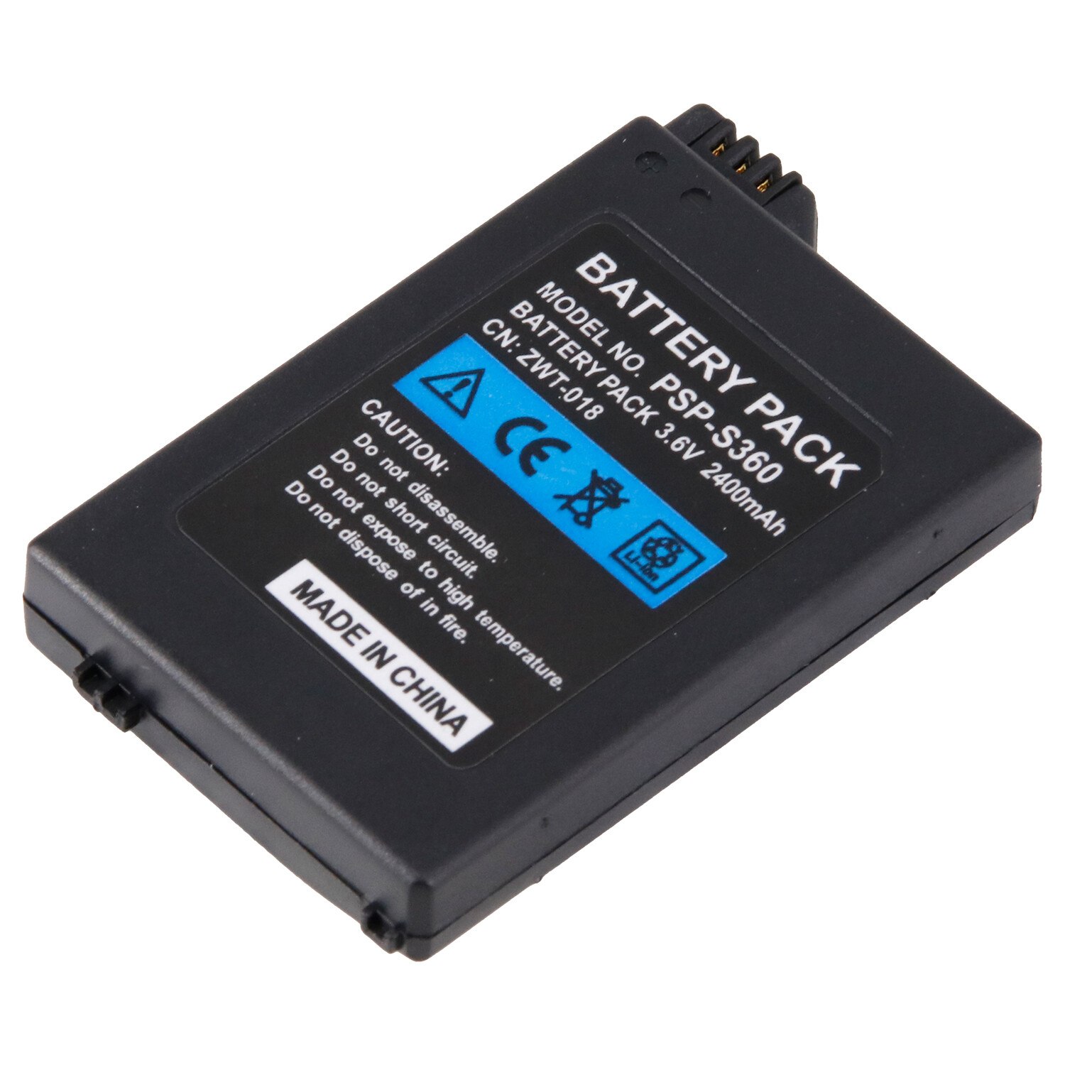 2400mAh Rechargeable Replacement Battery For Sony PSP Slim 2000 2001 3000 3001