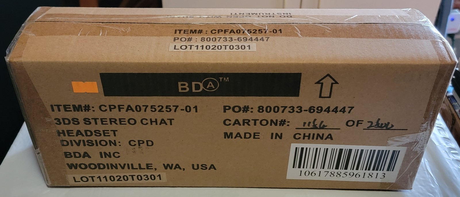 Master Case Of 4 Power A Nintendo 3DS/DS Stereo Chat Headsets New Factory Sealed