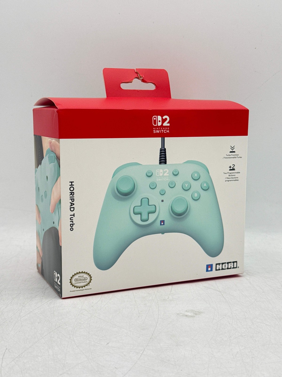 Hori Horipad Turbo Gaming Controller for Nintendo Switch 2 – Cozy Green