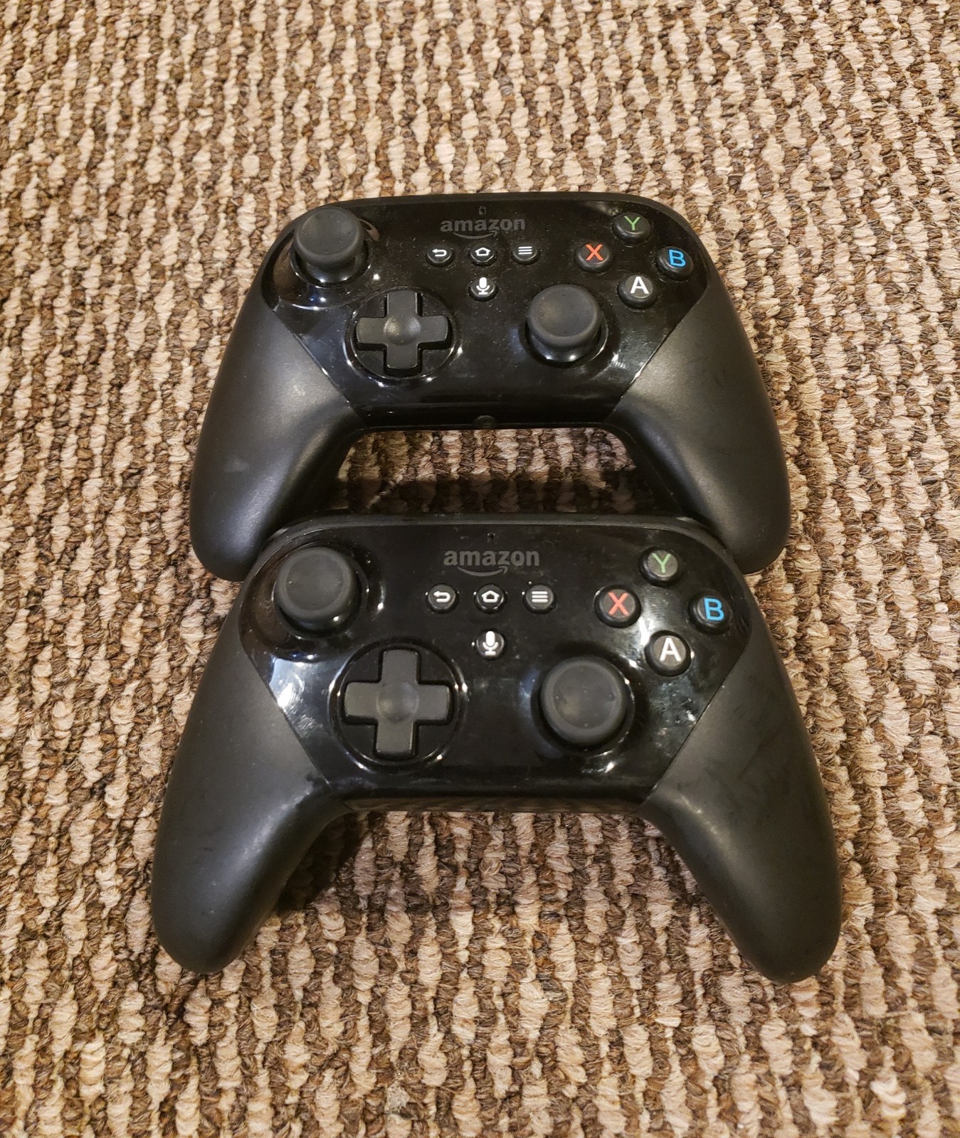 Amazon Fire TV Wireless Game Controllers (DE38UR) W/ Voice Search (AS -IS) (2)