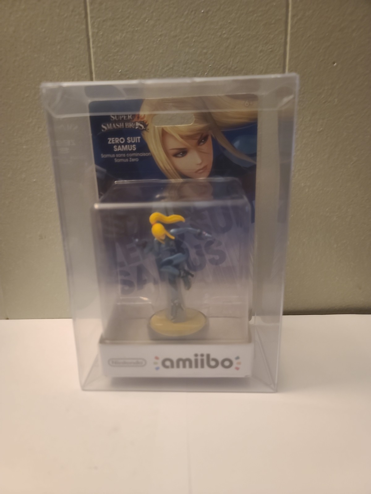 Nintendo Amiibo Super Smash Brothers Zero Suit Samus Figure