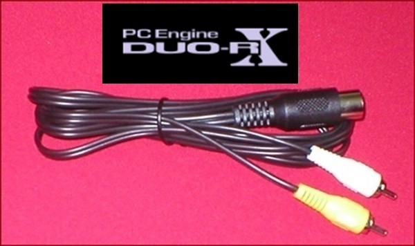 6Ft RCA AV Composite Cable for NEC PC Engine DUO-R & DUO-RX Console System NEW