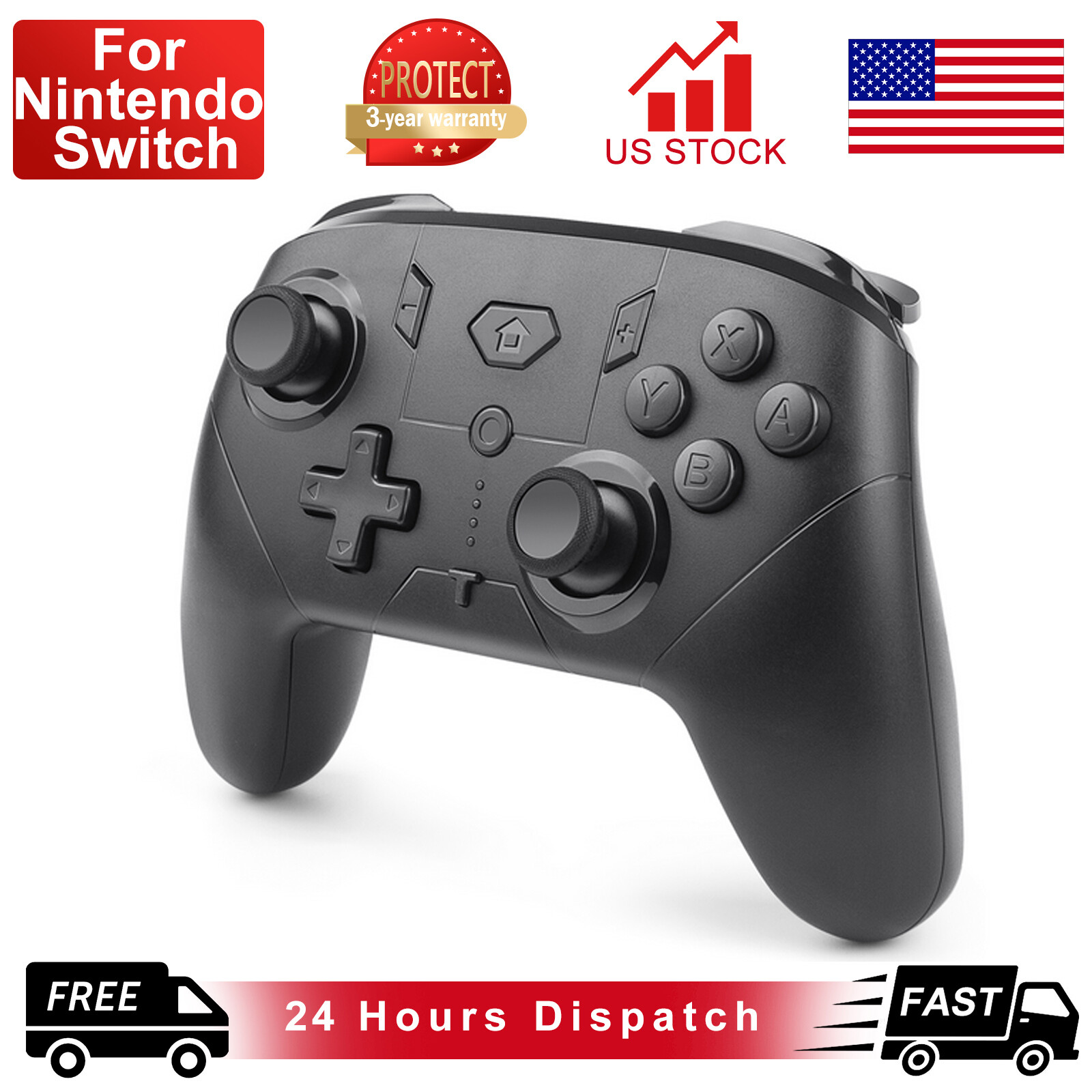 Pro Wireless Game Controller Gamepad Joystick Remote for Nintendo Switch / Lite