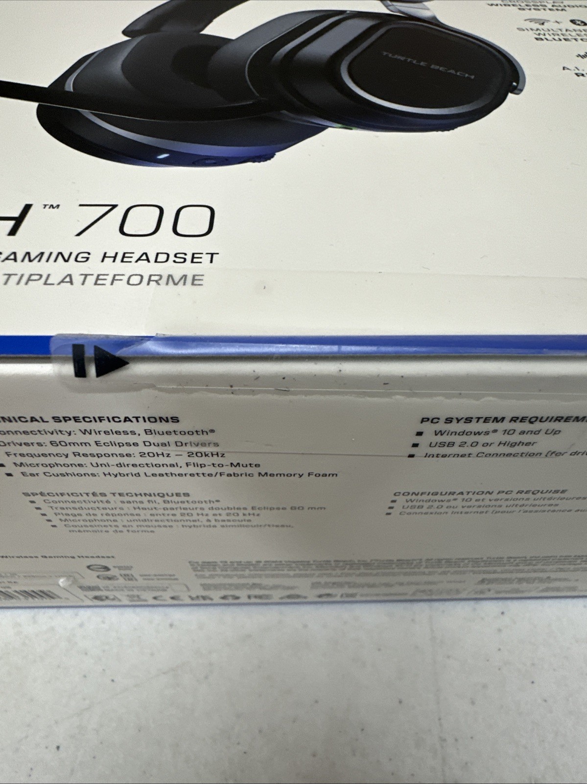 Turtle Beach Stealth 700 gen 3 for Playstation and PC Windows 10 and up (Black)
