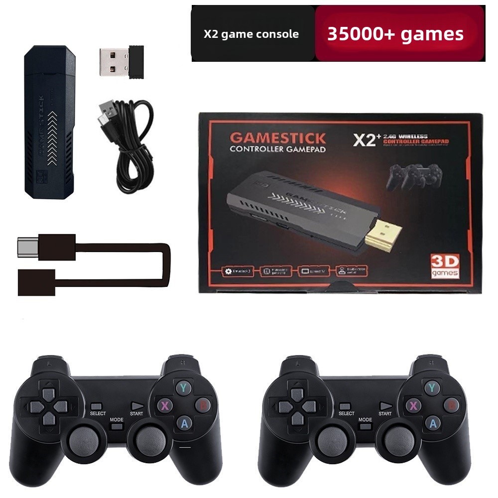 4K PSP Home TV Game Console X2PLUS Game Box 4K Arcade Wireless Duo-