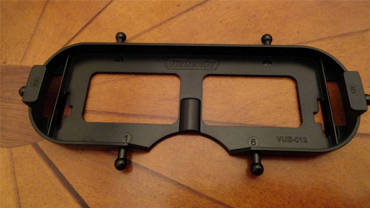 GENUINE Nintendo Virtual Boy 3D PLASTIC EYE VISOR SUPPORT BRACKET