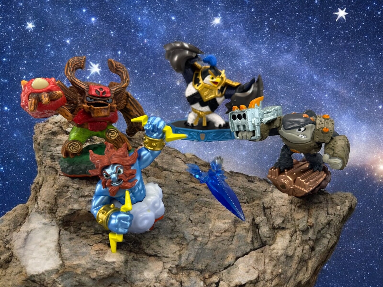 Skylanders Lot Collectible Portal Of Power Game Figurine Random 4 Action Figures