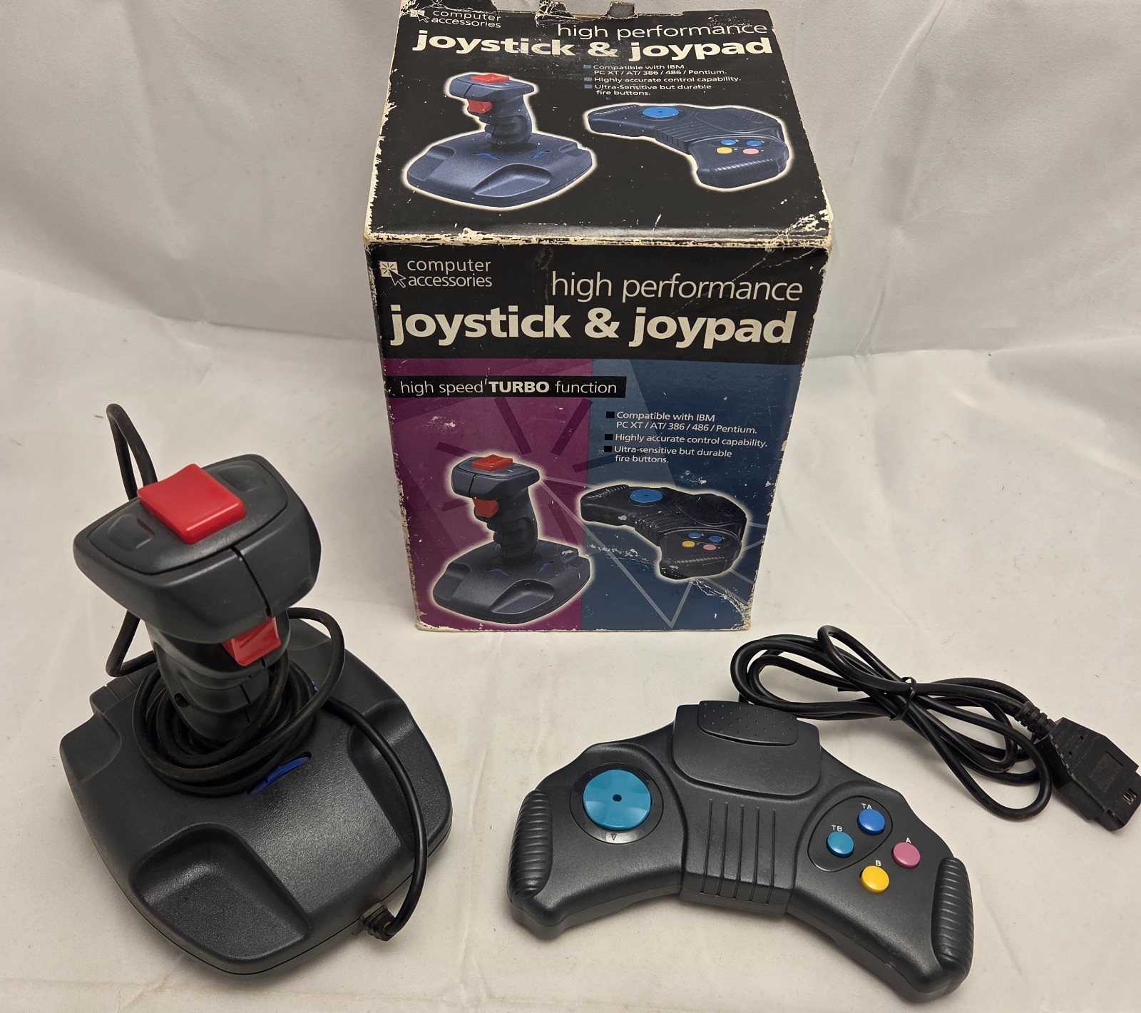 Computer Accessories Joypad Controller Joystick for IBM PC XT AT Pentium 386 486