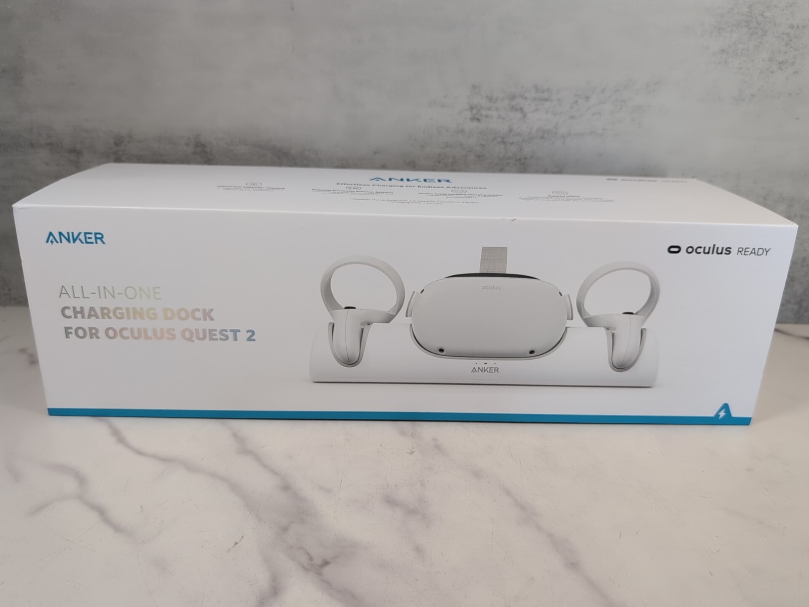 Anker Charging Dock with Rechargeable Batteries for Oculus Quest 2