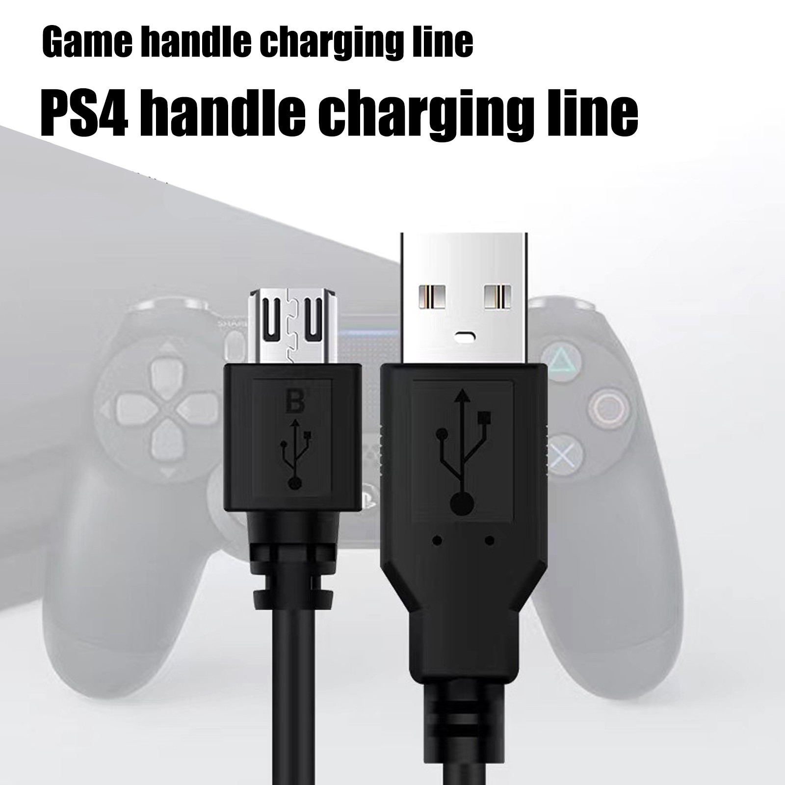 5FT Power Cord Controller Charge Cord for PS4 Connection Bundle Kit