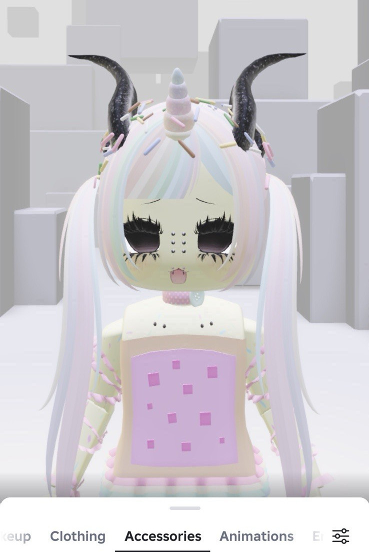Roblox limited Black Iron Horns