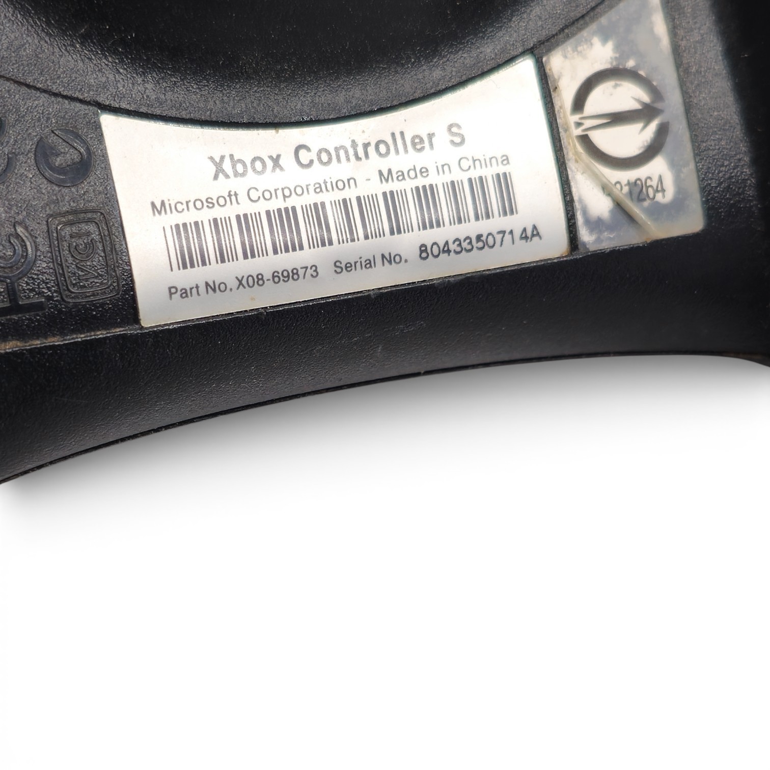 Microsoft Xbox Controller S X08-69873 Wired Gamepad Kinked Cord Untested As-Is