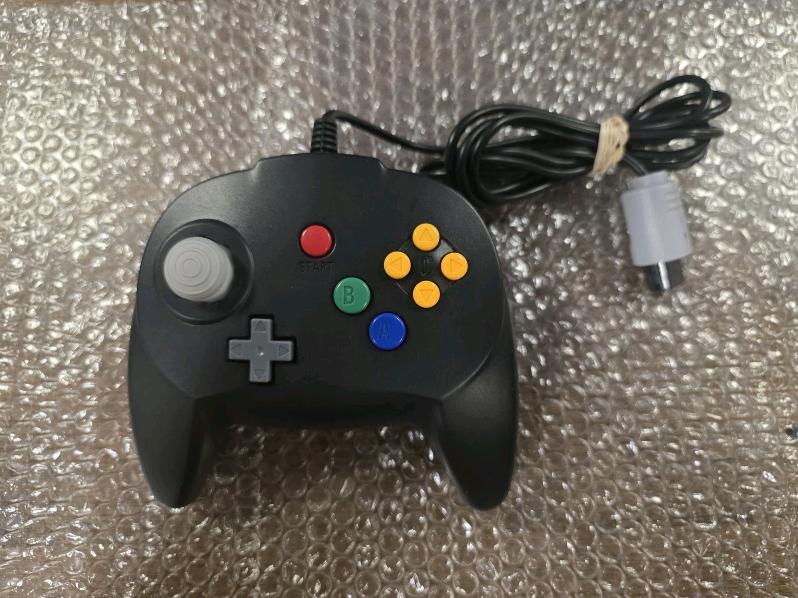 Nintendo 64 Black Controller OEM N64 NUS-005 Tested And Working