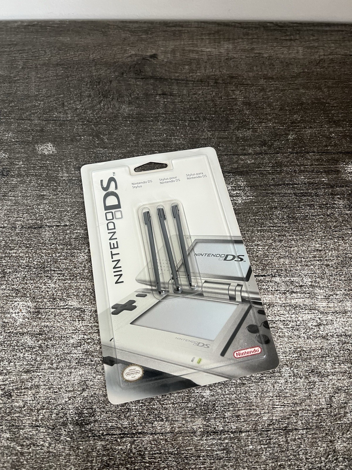 Original Nintendo DS Stylus Pen 3 Pack OEM Brand New Sealed New Old Stock NOS