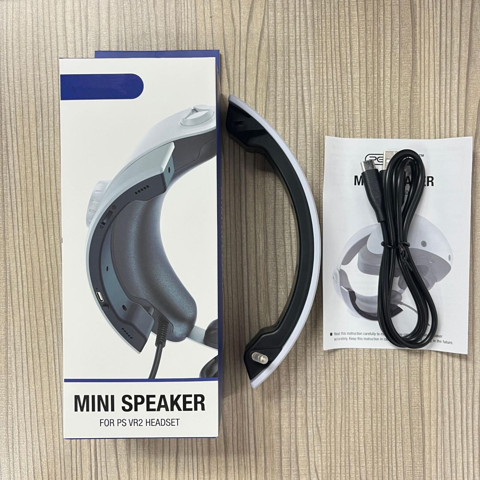 3.5mm USB Type-C Stereo External Speaker Kit For PS5 PS VR2 Gaming Headset f
