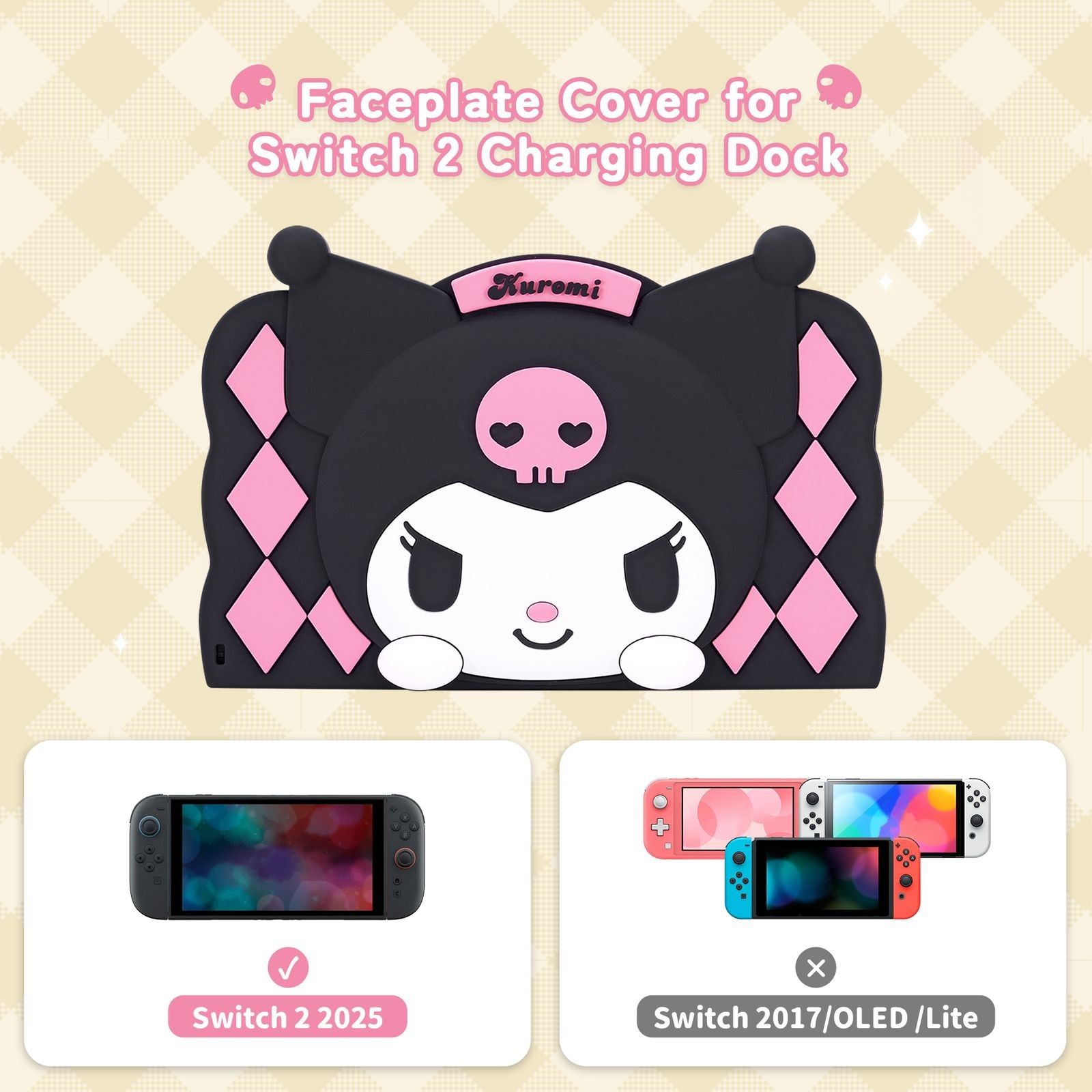 GeekShare Shell Skin Protective Case for Nintendo Switch 2025 Cartoon Cover