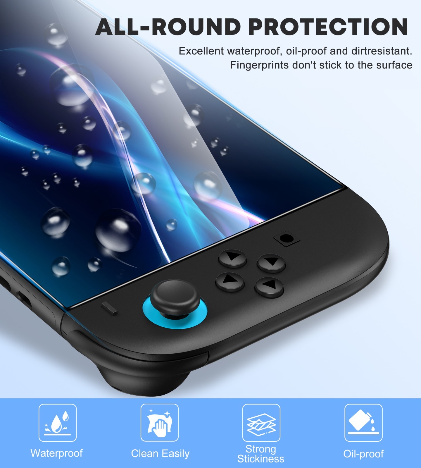 3 Pack 9H Ultra-Thin HD Screen Protector Tempered Glass For Nintendo Switch 2