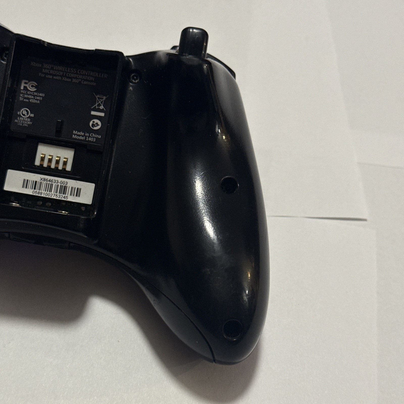 Microsoft Xbox 360 Wireless Controller Black for Xbox 360 Console