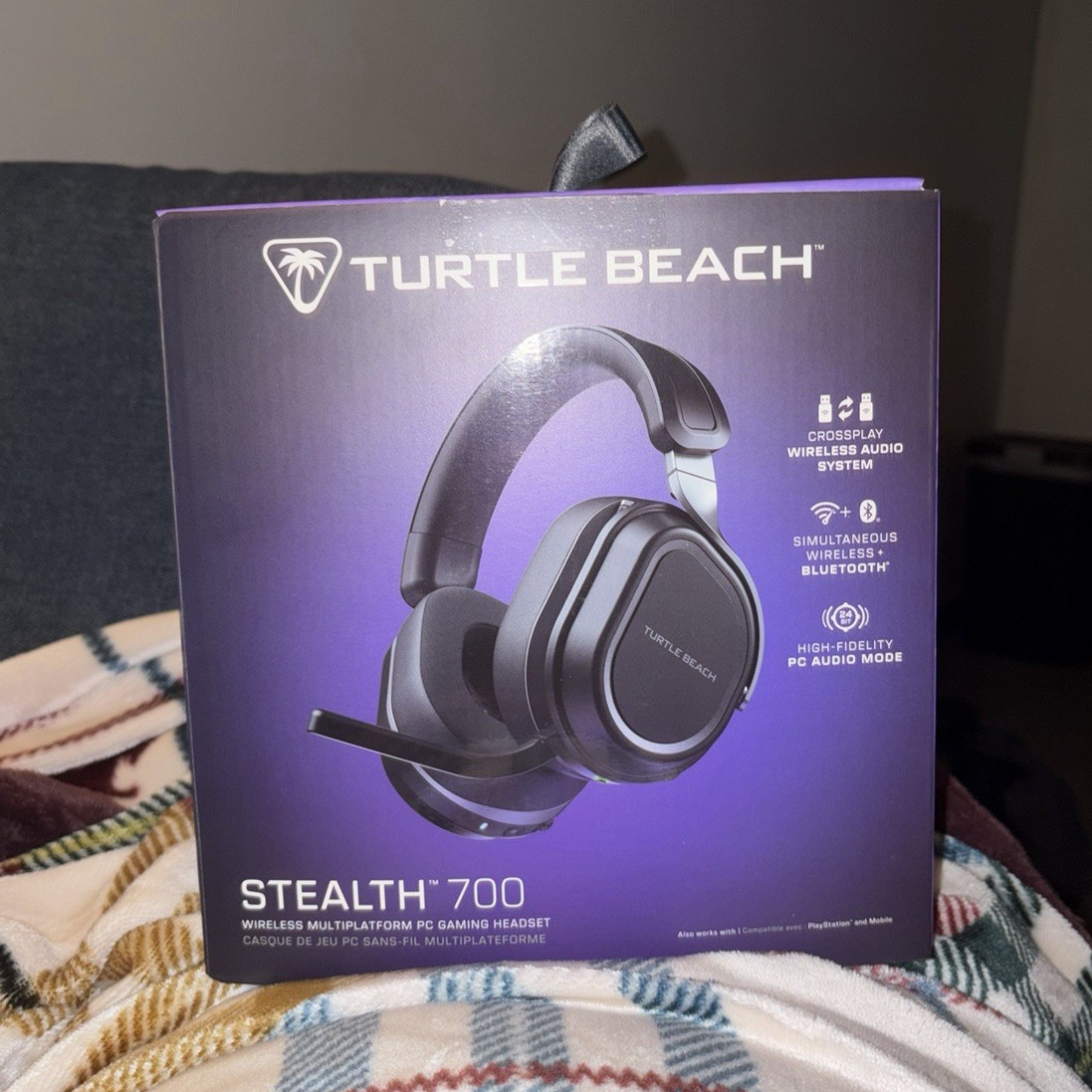 Turtle Beach Stealth 700 Wireless Gaming Headset Bluetooth USB Boom Mic Black