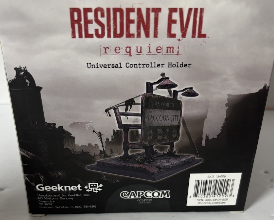 NEW Resident Evil Requiem Universal Controller Holder Exclusive Gamestop Capcom