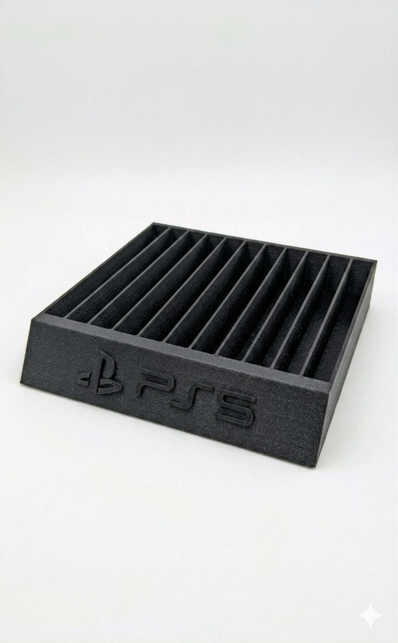 11 Game PS5 Game Case Holder Playstation 5 Storage Tray Display 3d Print PLA